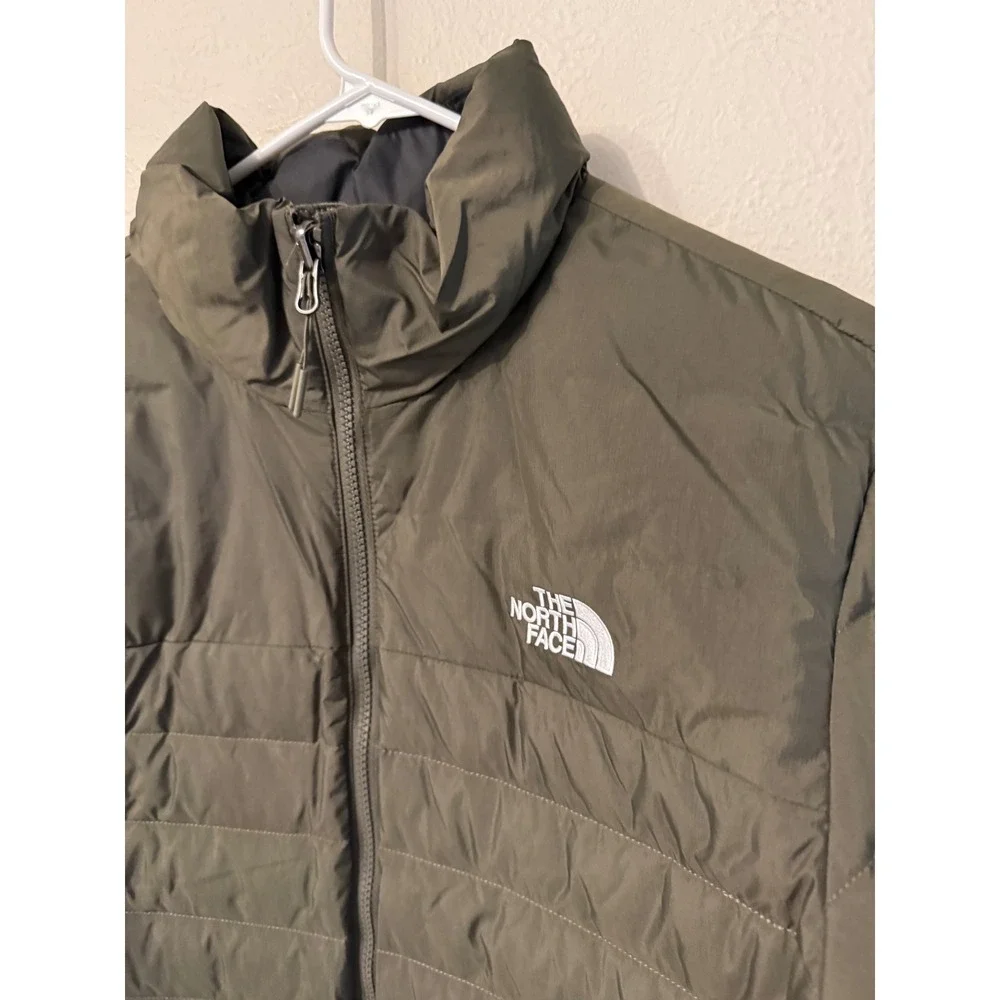 The North Face Minoqua Down Jacket New Taupe Green Puffer NF0A55XGGND-L Mens L